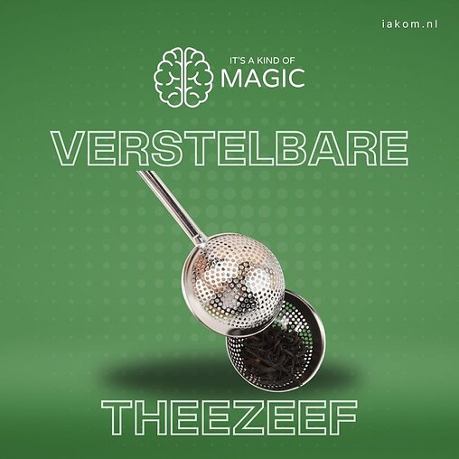 Verstelbare Roestvrijstalen Theezeef - Afbeelding 2