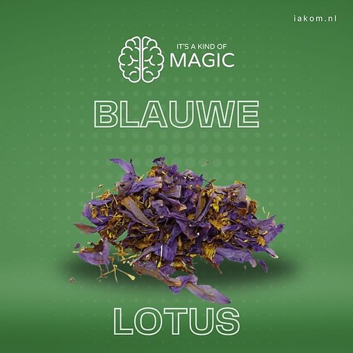 Blauwe Lotus - Vermalen Bloemen - Thee - Portie 2 Gram