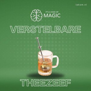 Verstelbare Roestvrijstalen Theezeef