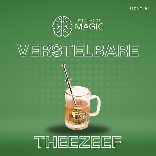 Verstelbare Roestvrijstalen Theezeef