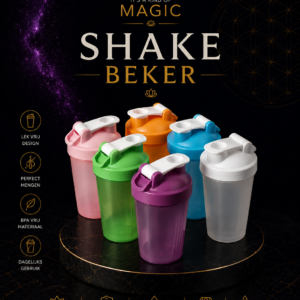Shakebeker 500ml met Roestvrijstalen Gardebal