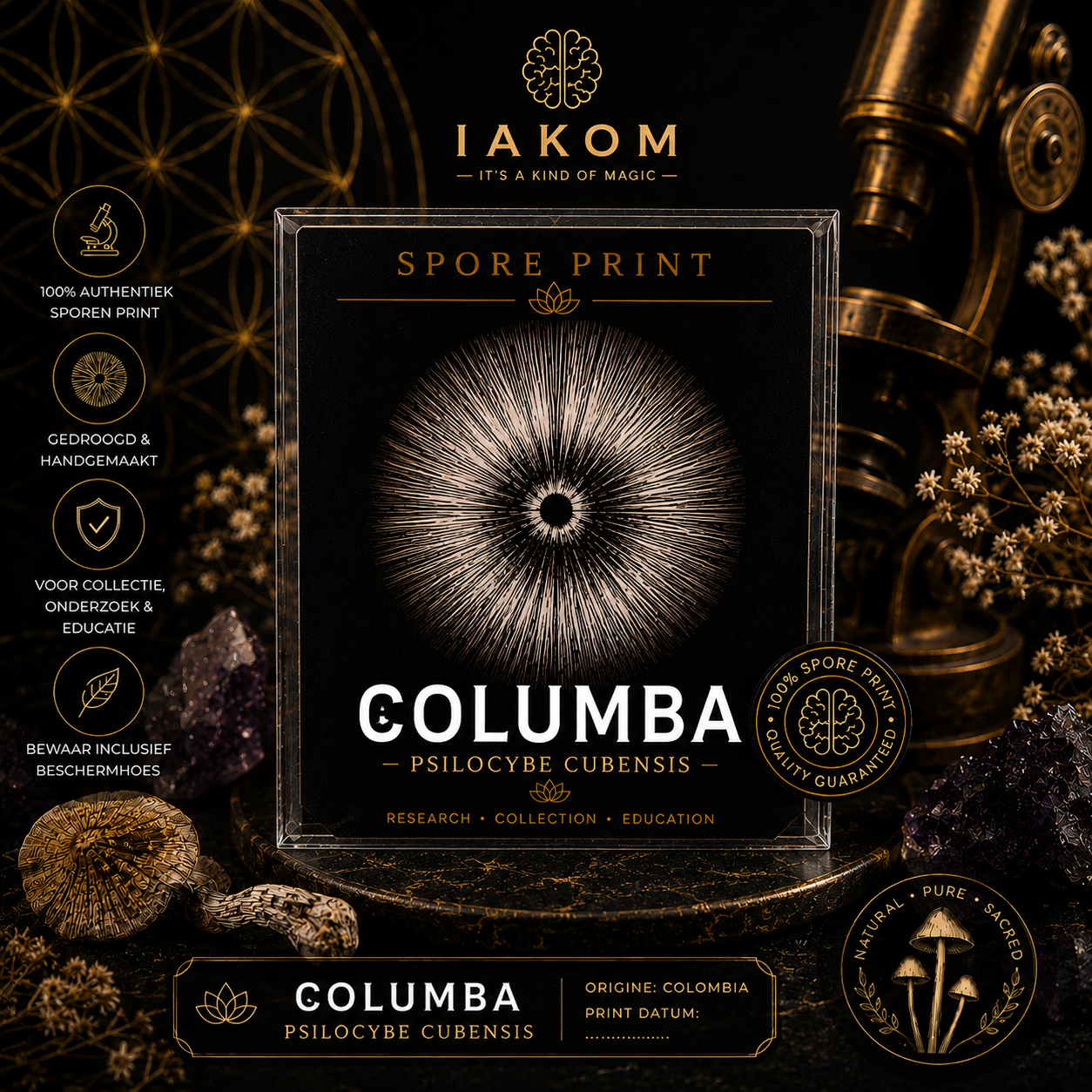 Columba spore print
