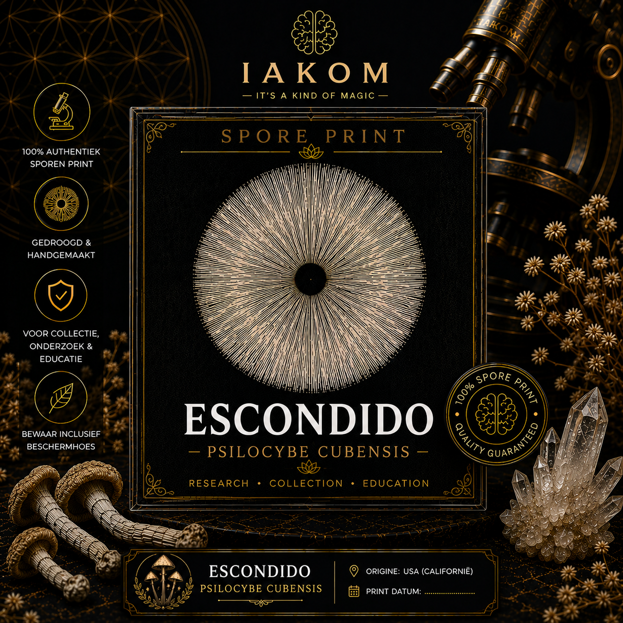 Sporenprint – Escondido