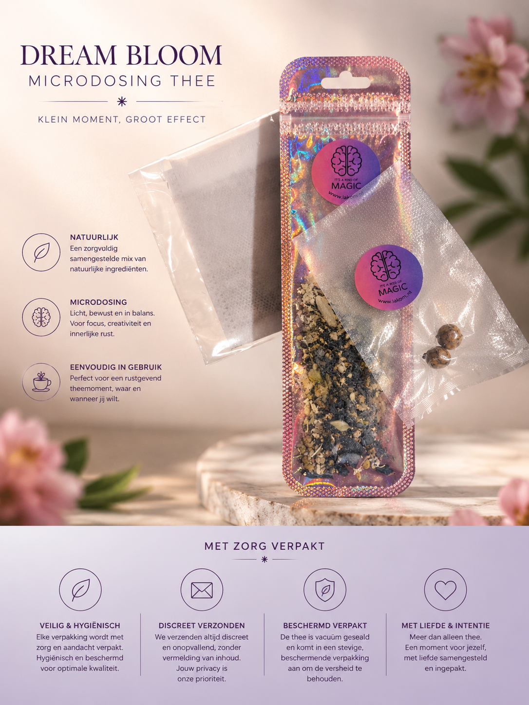 Dream Bloom – Microdose Tea Blend - Afbeelding 2