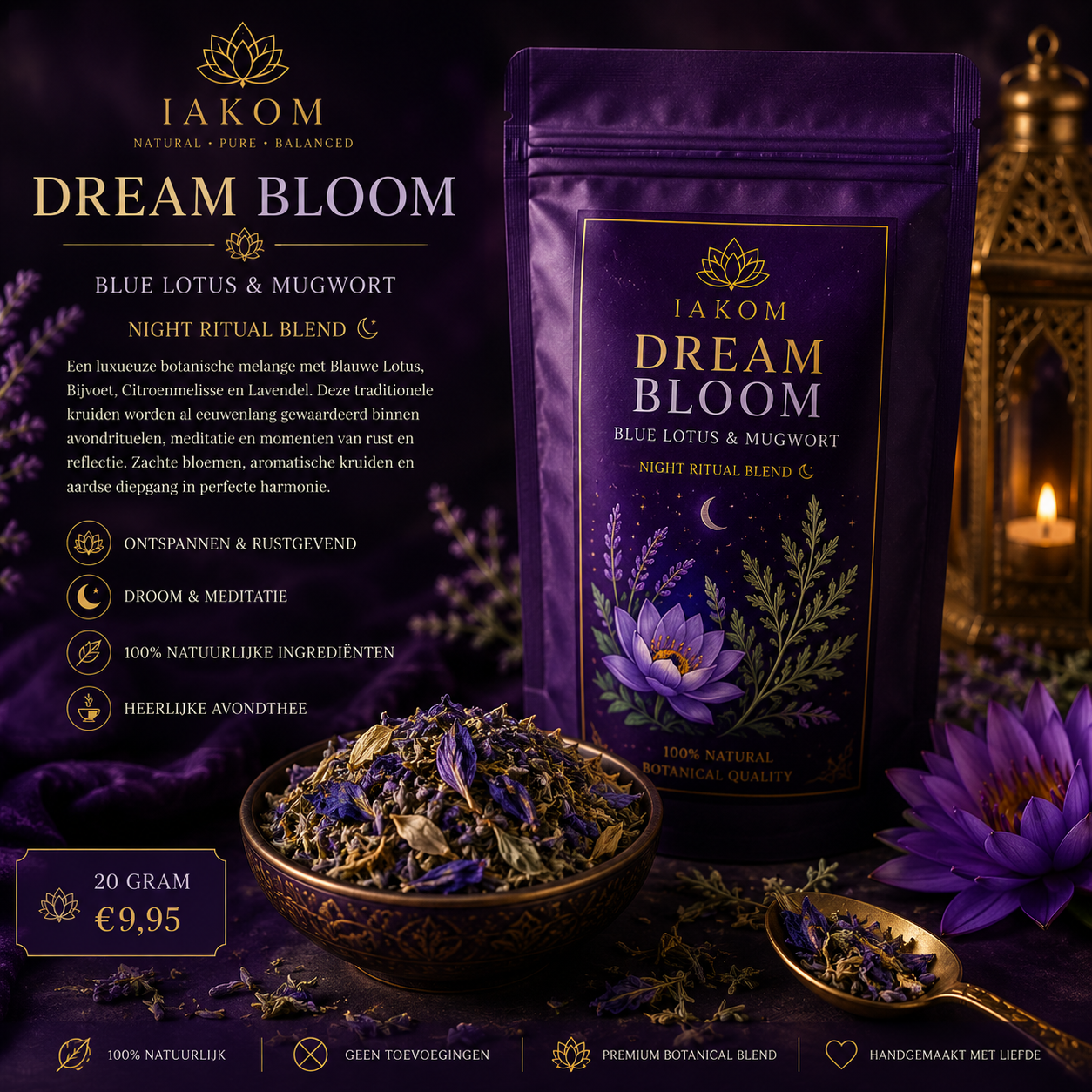 Blue Lotus & Mugwort Tea Blend