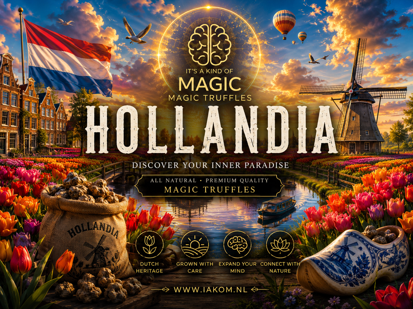 Hollandia Magic truffel - 20gr