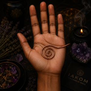 Koperen Handpalm Spiraal ✨🧡