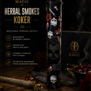 Herbal Smoke - Koker zwart